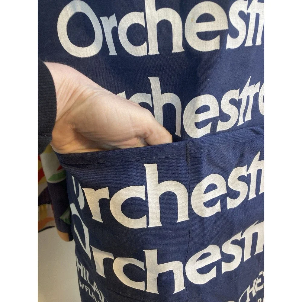 Classical Music Philadelphia Orchestra WFLN radio Chef Apron w/ 2 Pockets Cotton